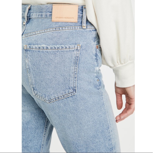 Citizens of Humanity Charlotte high rise straight leg Jean - moondust - Picture 3 of 16